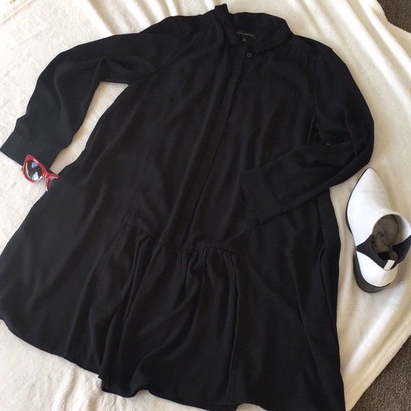 Banana Republic Dresses & Skirts - Banana Republic Dress Deep Black Flowy w/Pockets